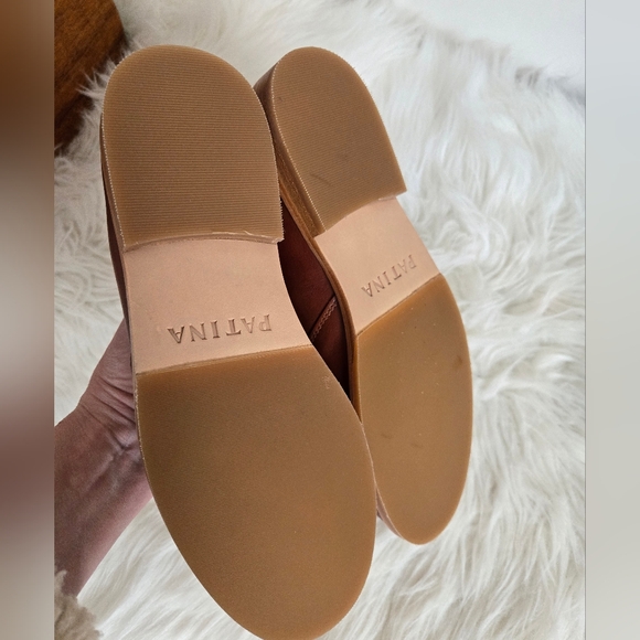 Portland Leather Goods Womens leather Patina loafers in cognac | size 7.5 NWOT - Picture 5 of 8